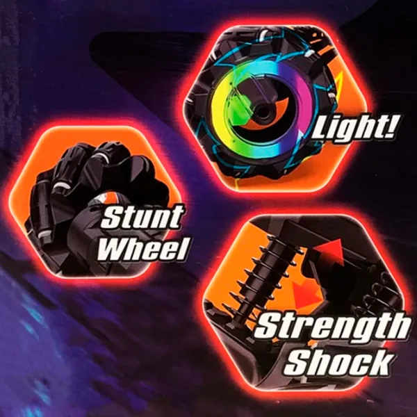 Mașină ChiToys Flash Wheel МЕ03.282  / 2.4 GHz / Yellow Black photo 7