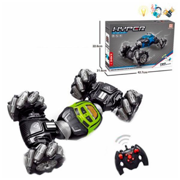 Mașină ChiToys Hyper МЕ03.275 7 km/h / 2.4 GHz / Green Black photo 2