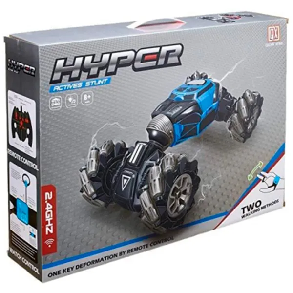 Mașină ChiToys Hyper МЕ03.275 7 km/h / 2.4 GHz / Green Black photo 4