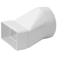 Соединитель круглых и плоских каналов Europlast KSD25-125 Пластик / Белый