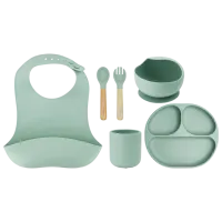 Набор MoMi Ami Унисекс / 6+ месяцев / Зеленый