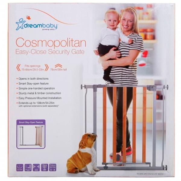 Barieră de protecție DreamBaby Cosmopolitan Pentru uși photo 4