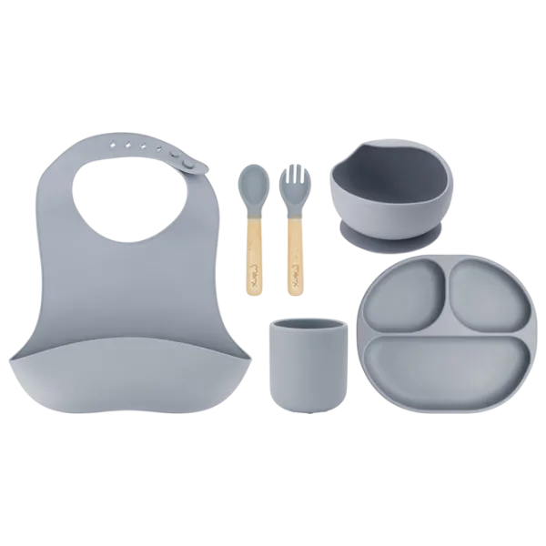 Set MoMi Ami Unisex / 6+ luni / Gray photo 1