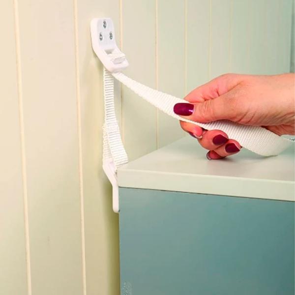 Elemente de protecție și siguranță DreamBaby Furniture Straps Pentru mobilă photo 3