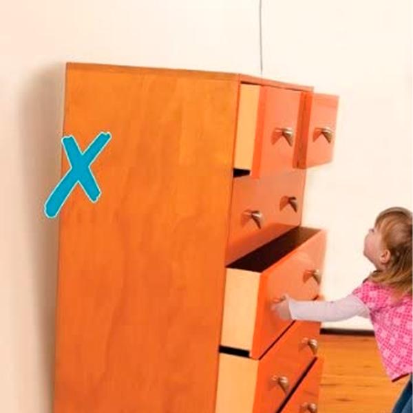 Elemente de protecție și siguranță DreamBaby Furniture Straps Pentru mobilă photo 5