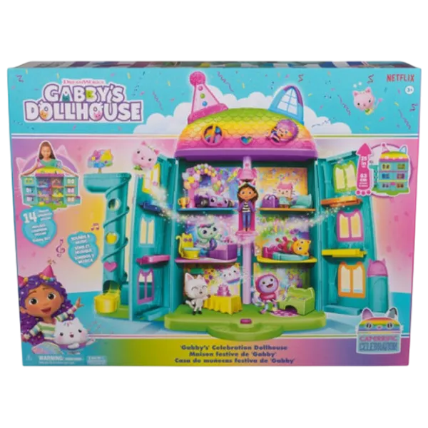 Set Spin Master Gabby´s purrfect Dollhouse Celebration 6070742 căsuță / 3+ photo 4