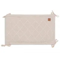 Elemente de protecție și siguranță Jollein Check Knit Oatmeal pentru pătuț photo 2