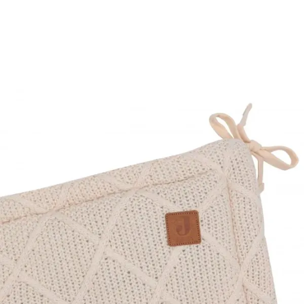 Elemente de protecție și siguranță Jollein Check Knit Oatmeal pentru pătuț photo 4