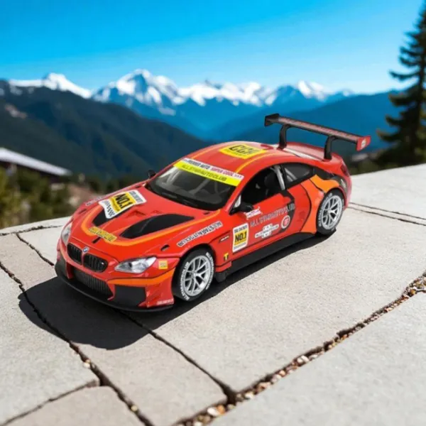 Mașină MSZ BMW M6 GT3 68278M  / / Yellow Red photo 3