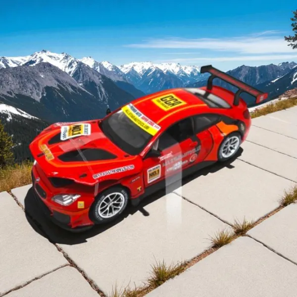 Mașină MSZ BMW M6 GT3 68278M  / / Yellow Red photo 4