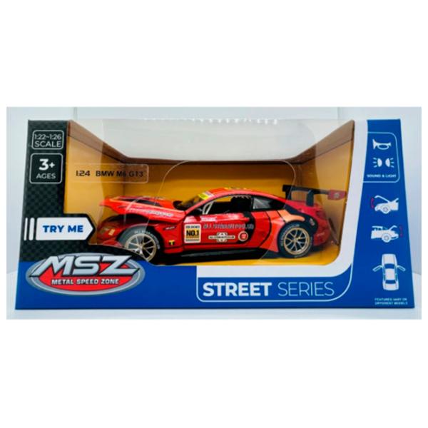 Mașină MSZ BMW M6 GT3 68278M  / / Yellow Red photo 5