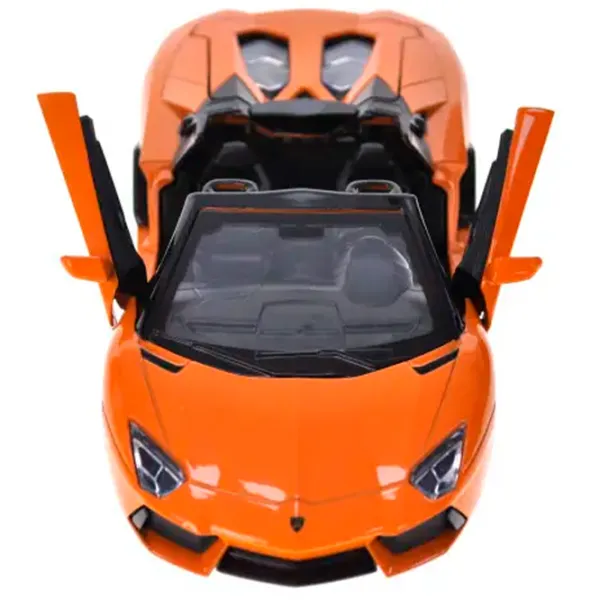 Mașină MSZ Lamborghini Aventador Roadster 68274A  / / Gray Orange photo 4