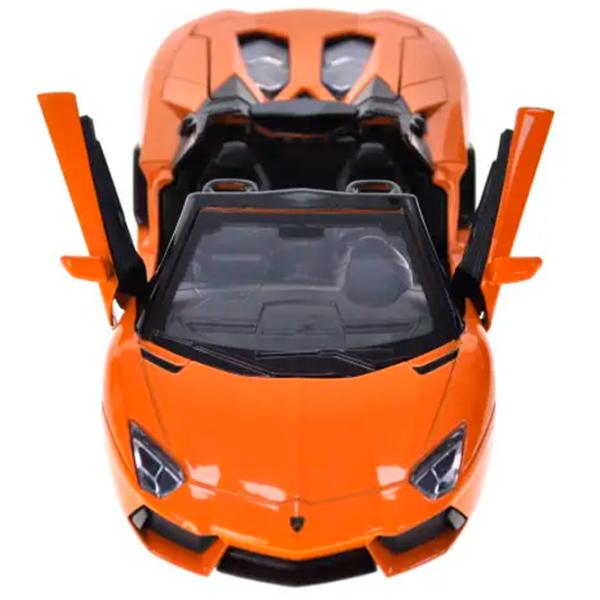 Mașină MSZ Lamborghini Aventador Roadster 68274A  / / Gray Orange photo 4