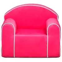 Fotoliu pentru copii Edka STAR KIDS 3 ani / Rapsberry