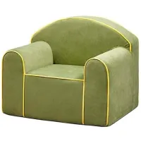 Fotoliu pentru copii Edka STAR KIDS 3 ani / Green
