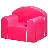 Fotoliu pentru copii Edka STAR KIDS 3 ani / Rapsberry