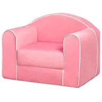 Fotoliu pentru copii Edka STAR KIDS 3 ani / Pink