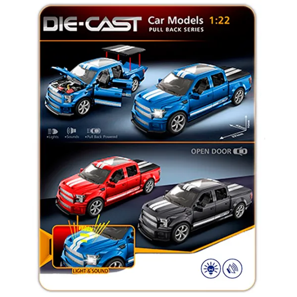 Mașină Die cast car HCL-903   / / Gray Multicolor photo 6