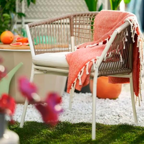 Set mobilă grădină Ikea Segeron/Froson/Duvholmen Oțel / Polipropilenă / Polipropilenă / White Beige photo 4