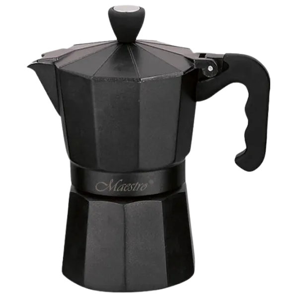 Кофеварка Maestro Mr-1666-9 0.45л / Алюминий / Черный photo 1