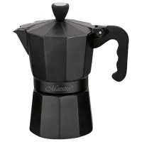 Кофеварка Maestro Mr-1666-9 0.45л / Алюминий / Черный