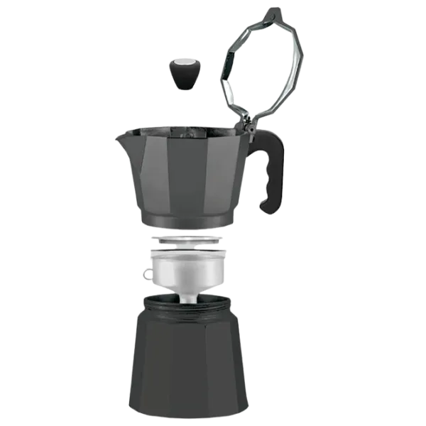 Кофеварка Maestro Mr-1666-9 0.45л / Алюминий / Черный photo 2