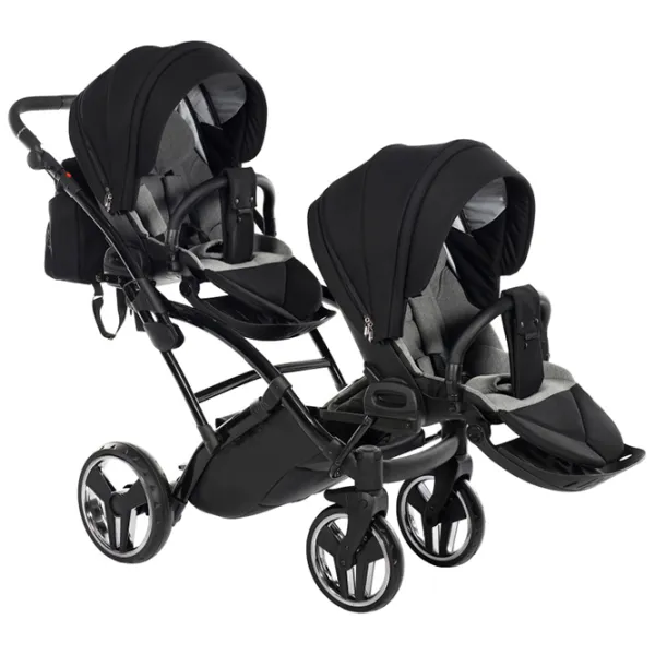Детская коляска Junama Duo Slim Basic 01 / Черный photo 2
