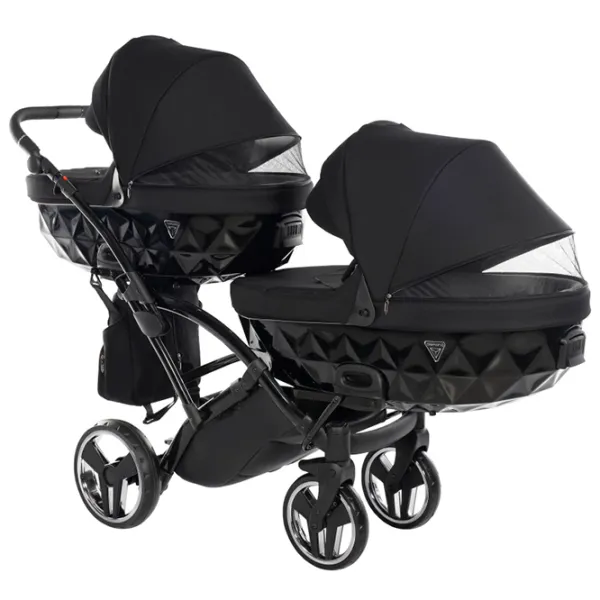Детская коляска Junama Duo Slim Basic 01 / Черный photo 3