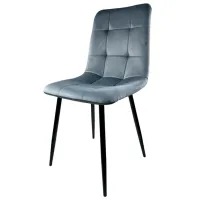 Кухонный стул Xenos Alex 2.0 Ткань/ Серый Черный