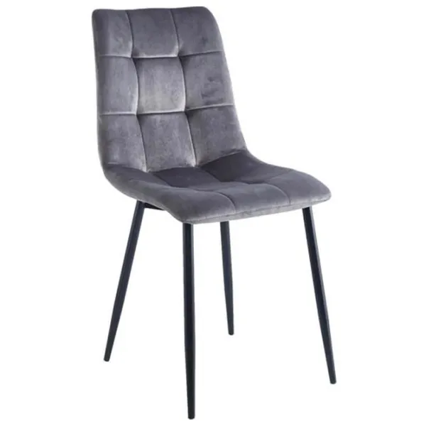 Кухонный стул Xenos Alex 2.0 Ткань/ Серый Черный photo 3