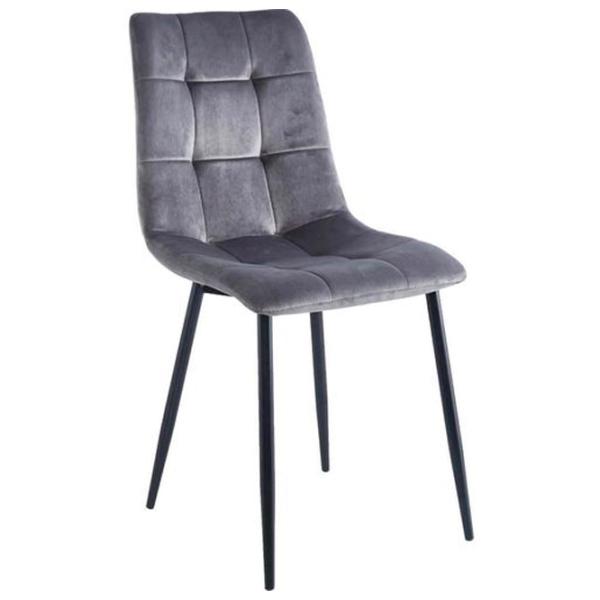 Кухонный стул Xenos Alex 2.0 Ткань/ Серый Черный photo 3