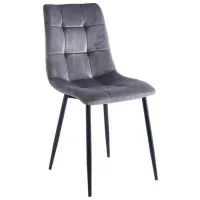 Scaun de bucătărie Xenos Alex 2.0 Stofă/ Gray Black photo 3