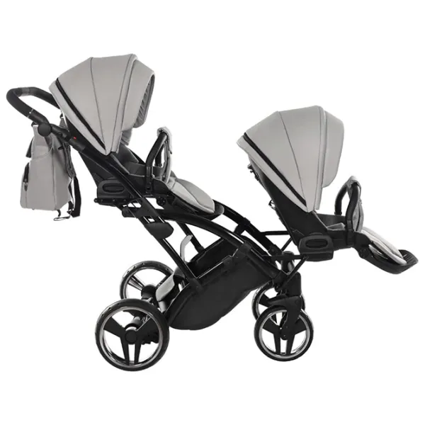 Cărucior pentru copil Junama Duo Slim Basic 05 / Gray photo 6