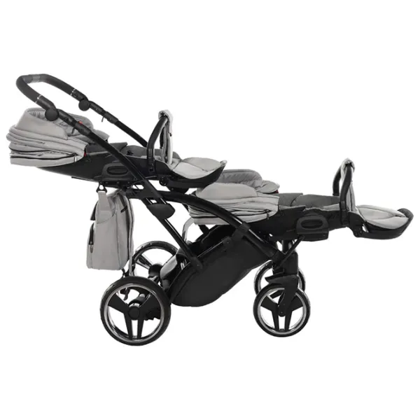 Cărucior pentru copil Junama Duo Slim Basic 05 / Gray photo 9