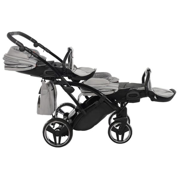 Cărucior pentru copil Junama Duo Slim Basic 05 / Gray photo 9