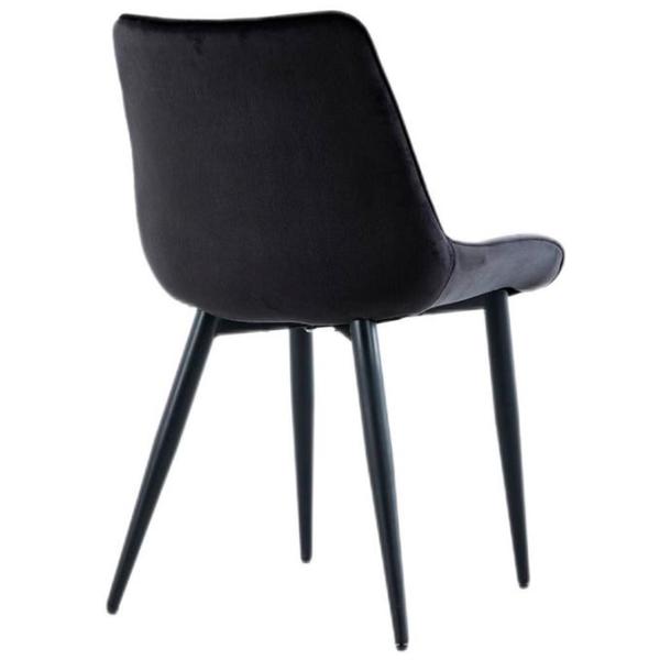 Кухонный стул Xenos James 2.0 Ткань/ Черный Черный photo 4