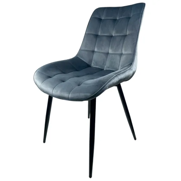 Кухонный стул Xenos James 2.0 Ткань/ Серый Черный photo 1