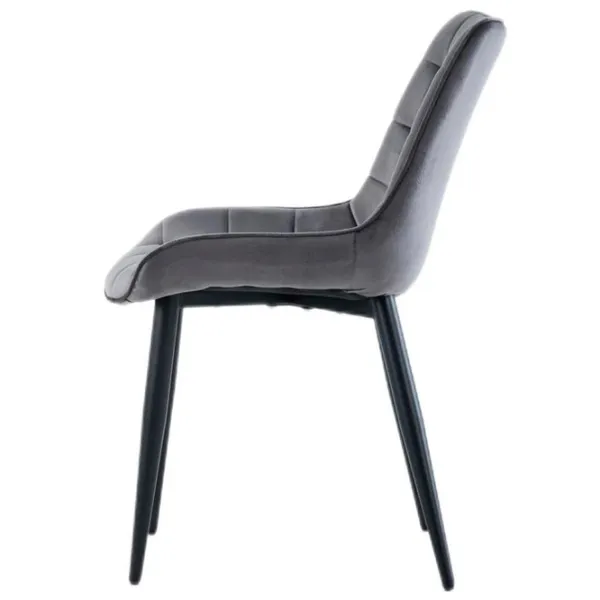 Кухонный стул Xenos James 2.0 Ткань/ Серый Черный photo 4