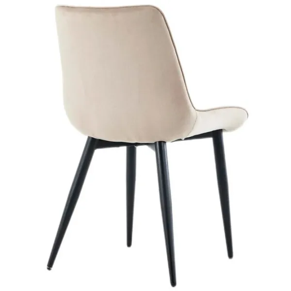 Scaun de bucătărie Xenos James 2.0 Stofă/ Beige Black photo 3