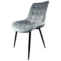 Кухонный стул Xenos James 2.0 Ткань/ Светло Серый Черный