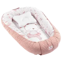 Babynest Babynest Premium (PM.101552/15) Bumbac/ White Pink photo 2