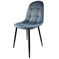 Кухонный стул Xenos Oliver 2.0 Ткань/ Серый Черный