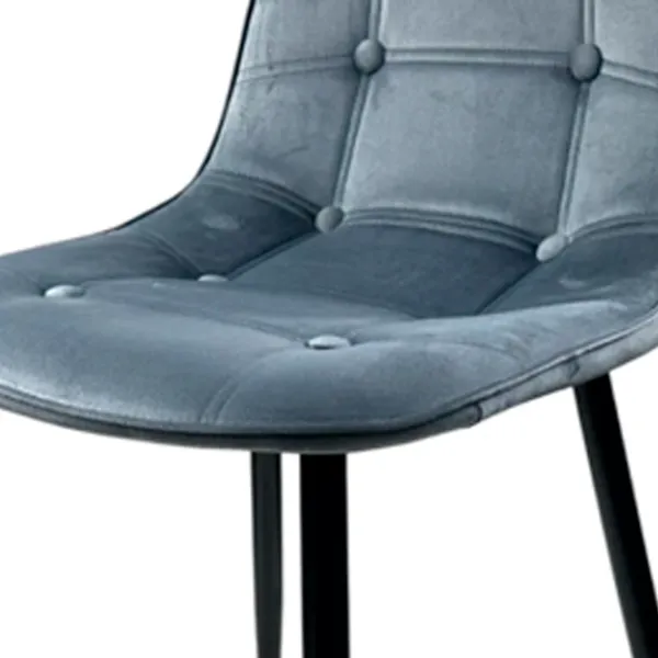 Кухонный стул Xenos Oliver 2.0 Ткань/ Серый Черный photo 3