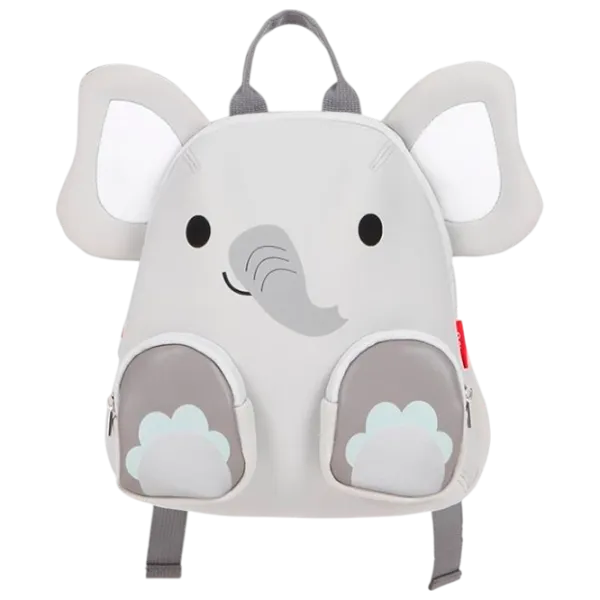 Ghiozdan pentru copii Qplay Kindy Elephant  / Red Gray /  photo 1