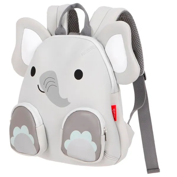Ghiozdan pentru copii Qplay Kindy Elephant  / Red Gray /  photo 2