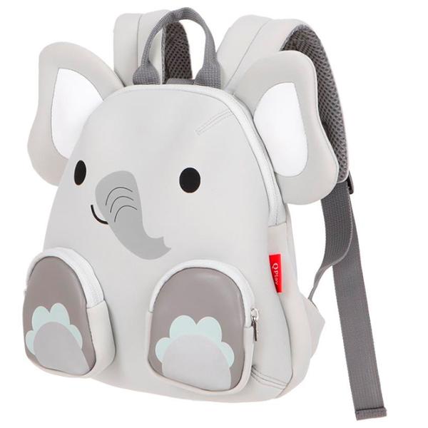 Ghiozdan pentru copii Qplay Kindy Elephant  / Red Gray /  photo 2