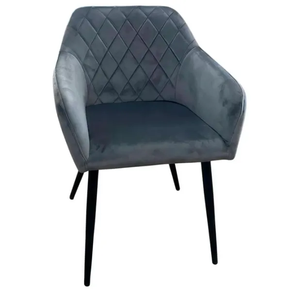 Кухонный стул Xenos Philip Ткань/ Серый Черный photo 1