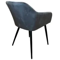 Scaun de bucătărie Xenos Philip Stofă/ Gray Black photo 2