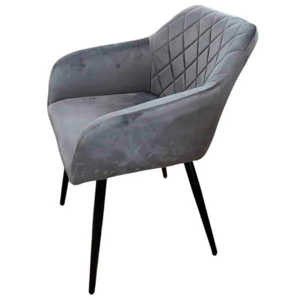 Кухонный стул Xenos Philip Ткань/ Серый Черный photo 4