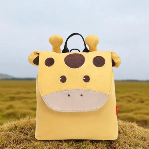 Ghiozdan pentru copii Qplay Kindy Giraffe  / Brown Yellow /  photo 5